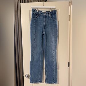 Abercrombie & Fitch Ultra High Rise 90s Straight Jeans